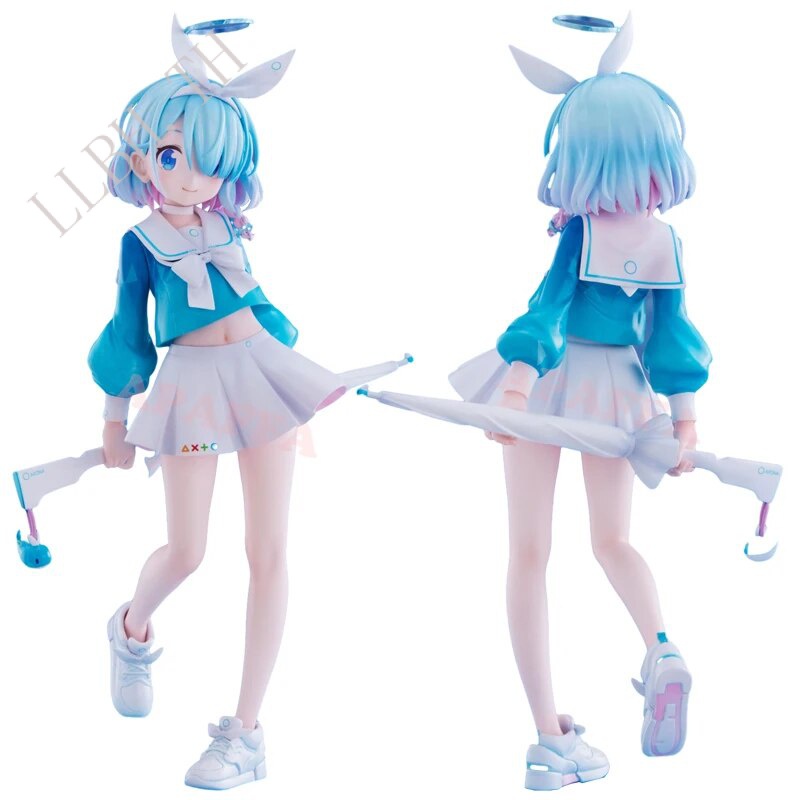 22cm Blue Archive Arona Anime Girl Figure Figma Ichinose Asuna Bunny Girl  Action Figure Adult Collectible Model Doll