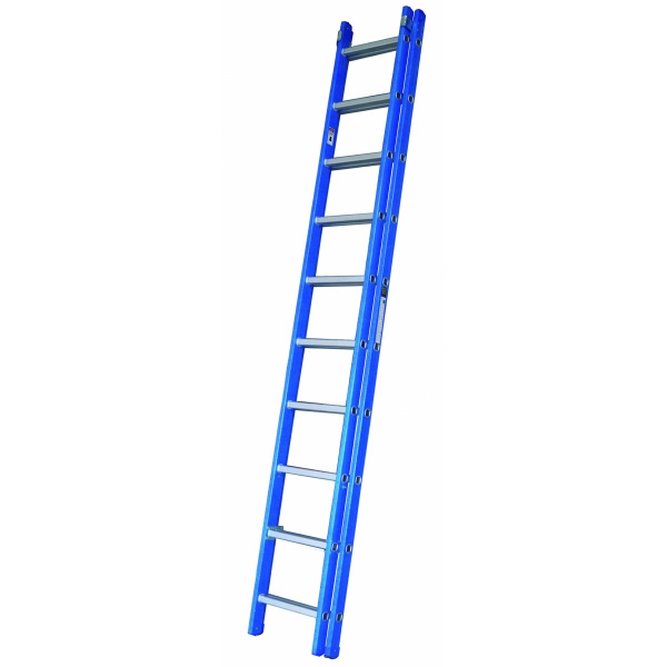 Lookpat_Mall-HUMMERบันไดไฟเบอร์กลาสปรับพาด 2 ตอน8ขั้น รุ่นLZF2408 สีน้ำเงิน ยอดขายอันดับหนึ่ง