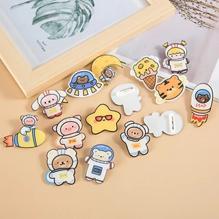 COD-ในไทย💖1บาท เข็มกลัด ลายการ์ตูน สัตว์ อะคริลิค เลือกลายได้ น่ารัก สไตล์ญี่ปุ่น และเกาหลี เด็กนักเรียนสำหรับผู้หญิง-Kr