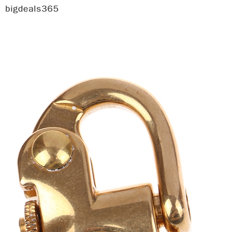 [bigdeals365] ใหม่ มีสินค้า ตะขอพวงกุญแจ ทองเหลือง อุปกรณ์เสริม สําหรับเชื่อมต่อกระเป๋าหนัง