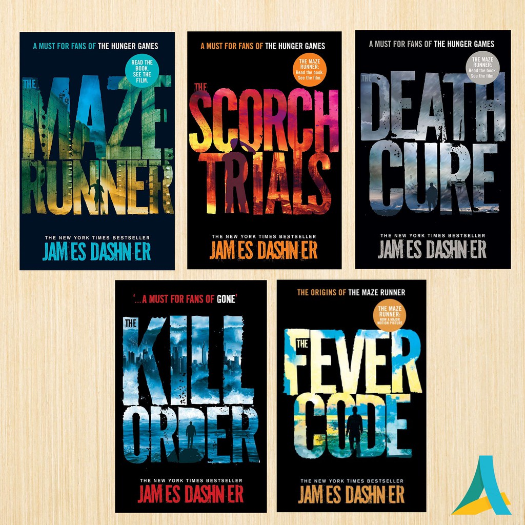 (เวอร์ชั่นภาษาอังกฤษ) The Maze Runner Series James Dashner (Scorch Trial, Death Cure, Kill Order, Fever Code)