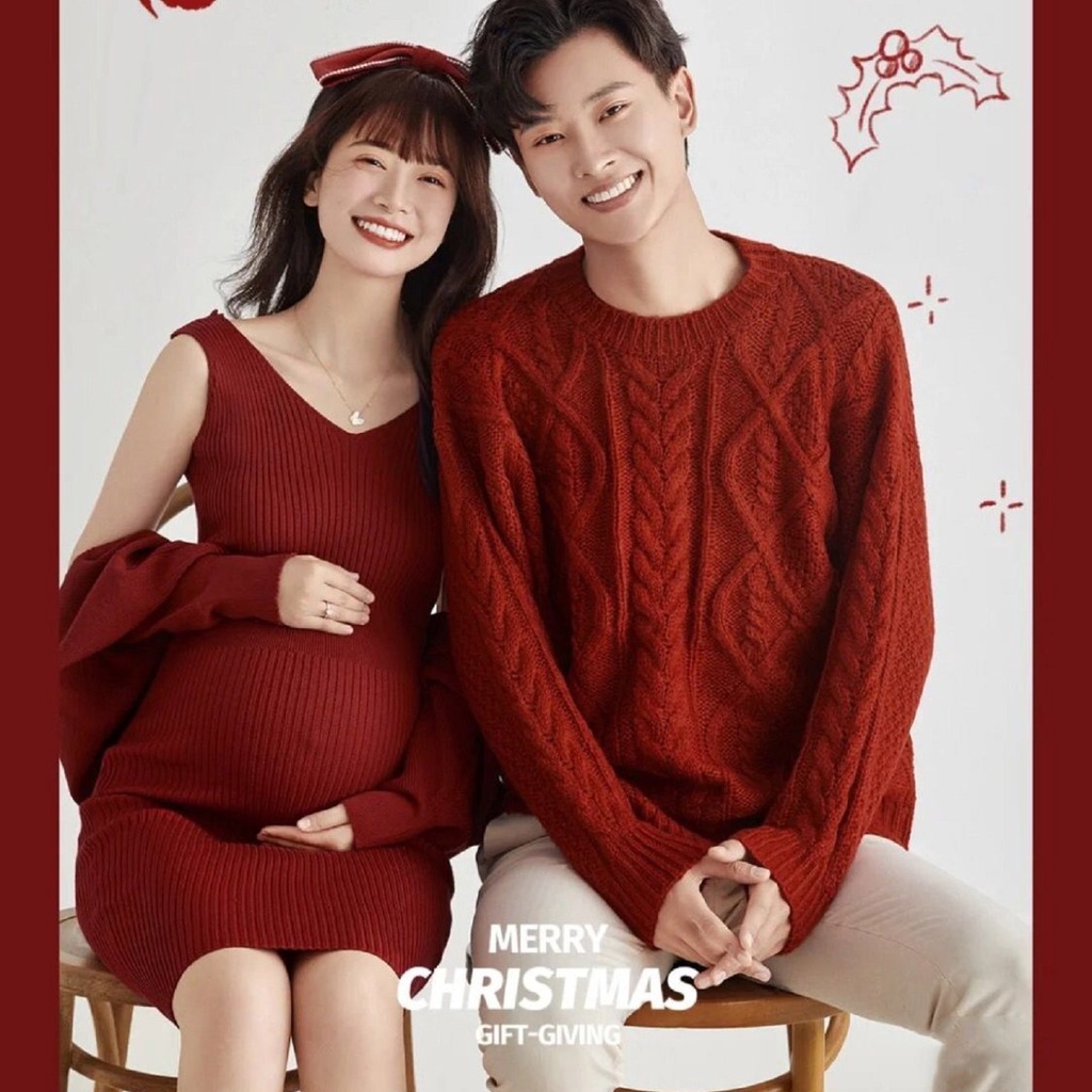 ธีมคู่รัก สําหรับถ่ายภาพ ปีใหม่ คริสต์มาส DH028