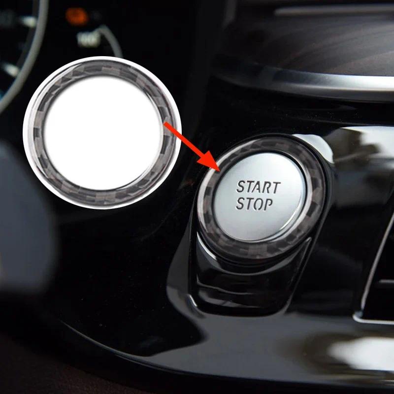 สติกเกอร์คาร์บอนไฟเบอร์ ABS ติดตกแต่งภายในรถยนต์ สําหรับ BMW 3 Series E90 E92 E93