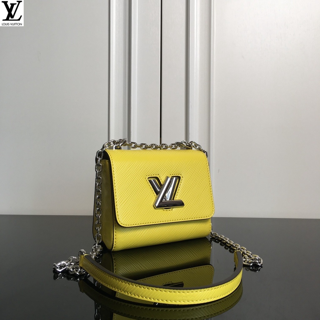 หลุยส์วิตตอง Louis Vuitton กระเป๋าถือ lv 0 💰 ด้านบนรายการเดียว m56117 สีเหลืองมินิบิดกระเป๋าคุณสมบัติไหล่ 9q5e