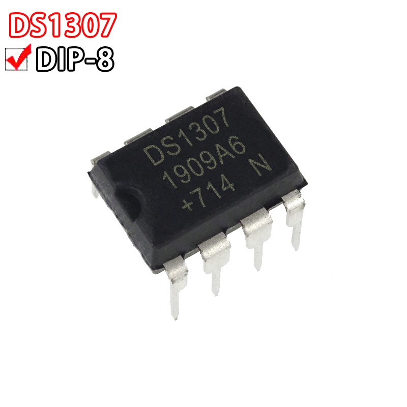 10PCS DS1307 DS1307N DS1307ZN DS1302N In-line DIP8 นาฬิกาแบบเรียลไทม์