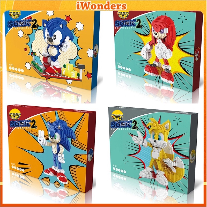 บล็อคตัวต่อนาโนโซนิค รูปเม่น The Hedgehog The Echidna Miles Prower ของเล่นสร้างสรรค์ ของขวัญ สําหรับเด็กผู้ชาย และเด็กผู้หญิง