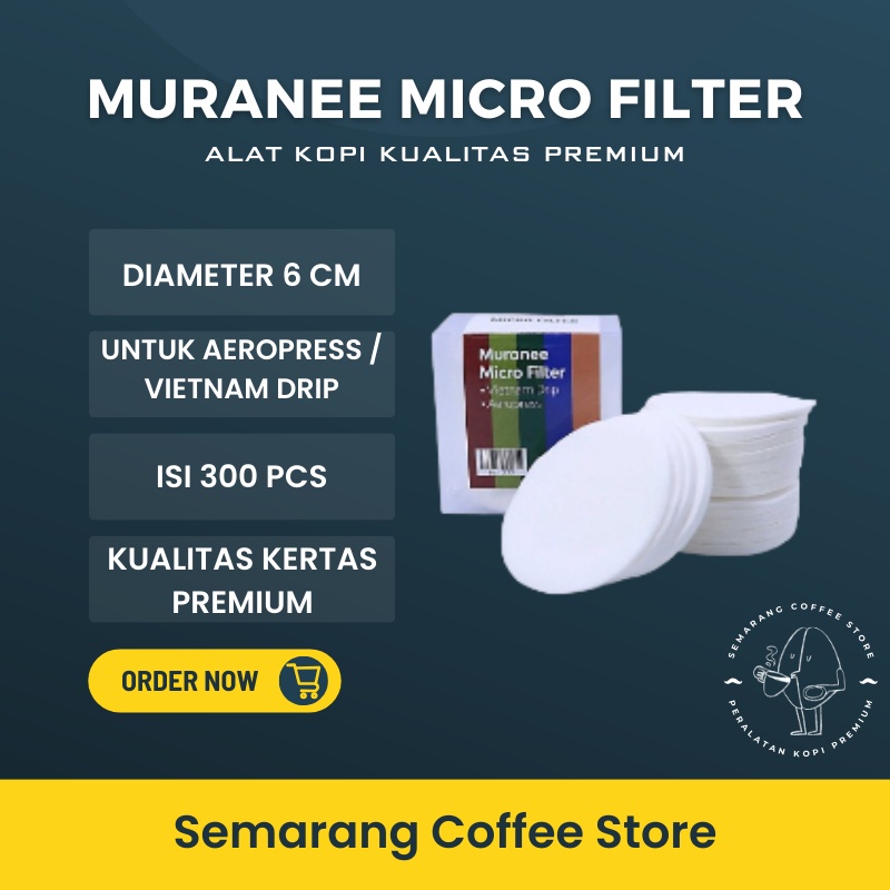 กระดาษกรอง Aeropress Vietnam Drip Mokapot Muranee Coffee Filter