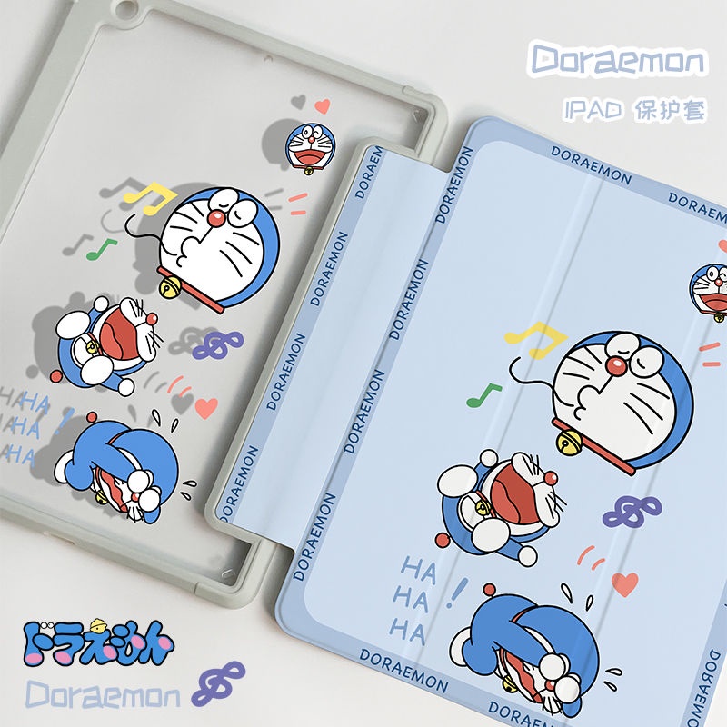 เคสอะคริลิค ลายการ์ตูนโดราเอมอน กันตก สําหรับ iPad gen10 iPad gen9 gen8 gen7 10.2 Air4 Air5 10.9 Pro11 2020 2021