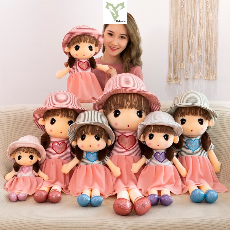 ตุ๊กตาเจ้าหญิงน่ารัก Feier ตุ๊กตาของเล่นเด็กทารกยัดไส้ของเล่น Kawaii การ์ตูนเจ้าหญิงตุ๊กตาสาวนุ่มน่ารักเอาใจเด็กของขวัญวันเกิดคริสต์มาสCod