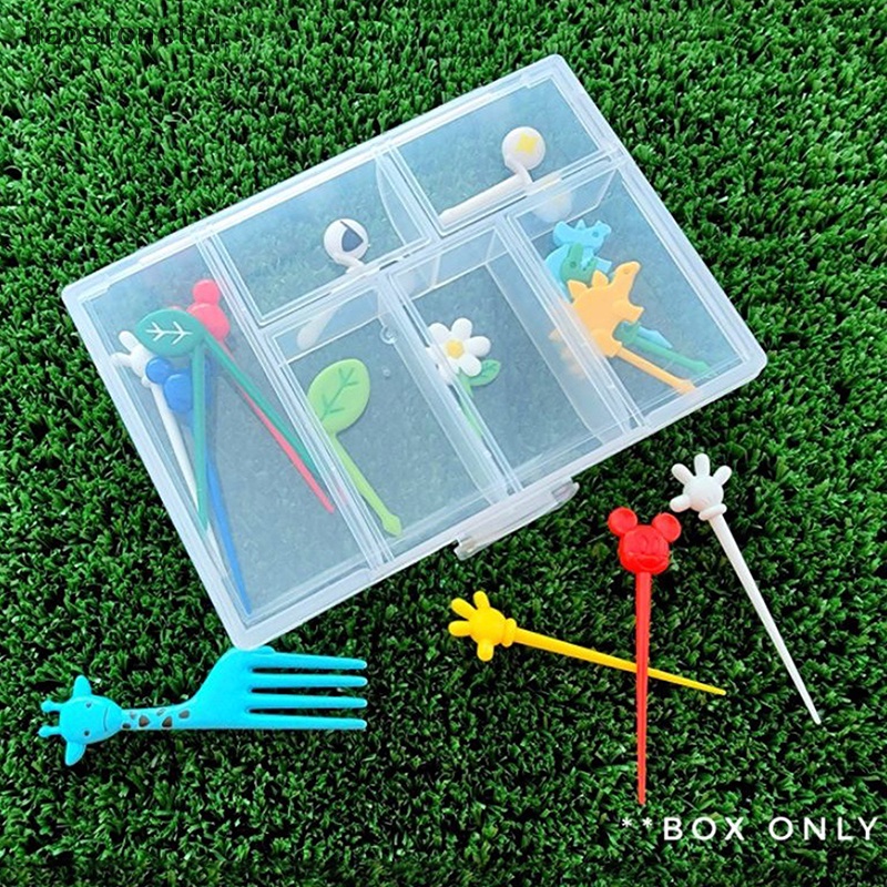 Ost 6 ช่องคอนเทนเนอร์ที่ว่างเปล่าสําหรับผลไม้ Pick กล่องเก็บผลไม้ Pick กล่องสําหรับบรรจุภัณฑ์ผลไม้ของขวัญต่างหูแหวนกล่องสําหรับ Jewelr N