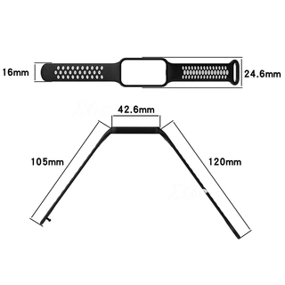 สายนาฬิกาข้อมือ ซิลิโคนนิ่ม ปรับได้ ปลดไว แบบเปลี่ยน สําหรับ miband 8 Active redmi Band 2 Xiaomi Smart Band 8 Active 18 มม.