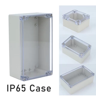กล่องพลาสติกอิเล็กทรอนิกส์ ฝาใส กันน้ําIP65 สำหรับปลั๊กไฟ