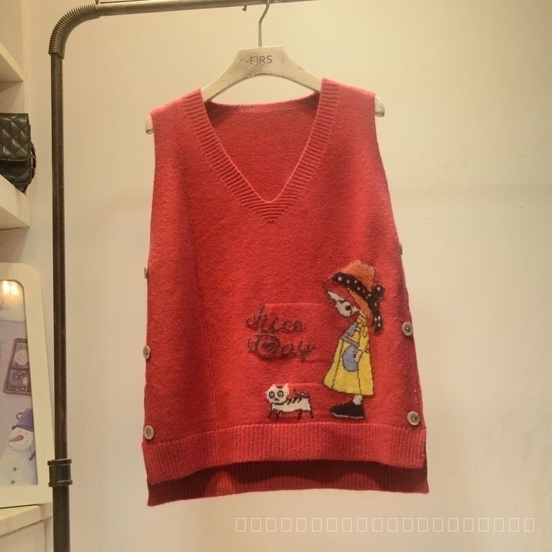 ใหม่ เสื้อกันหนาว คอวี ผ้าวูลถัก ทรงหลวม สไตล์ฤดูใบไม้ผลิ และฤดูใบไม้ร่วง สําหรับผู้หญิง UZJ5 2023