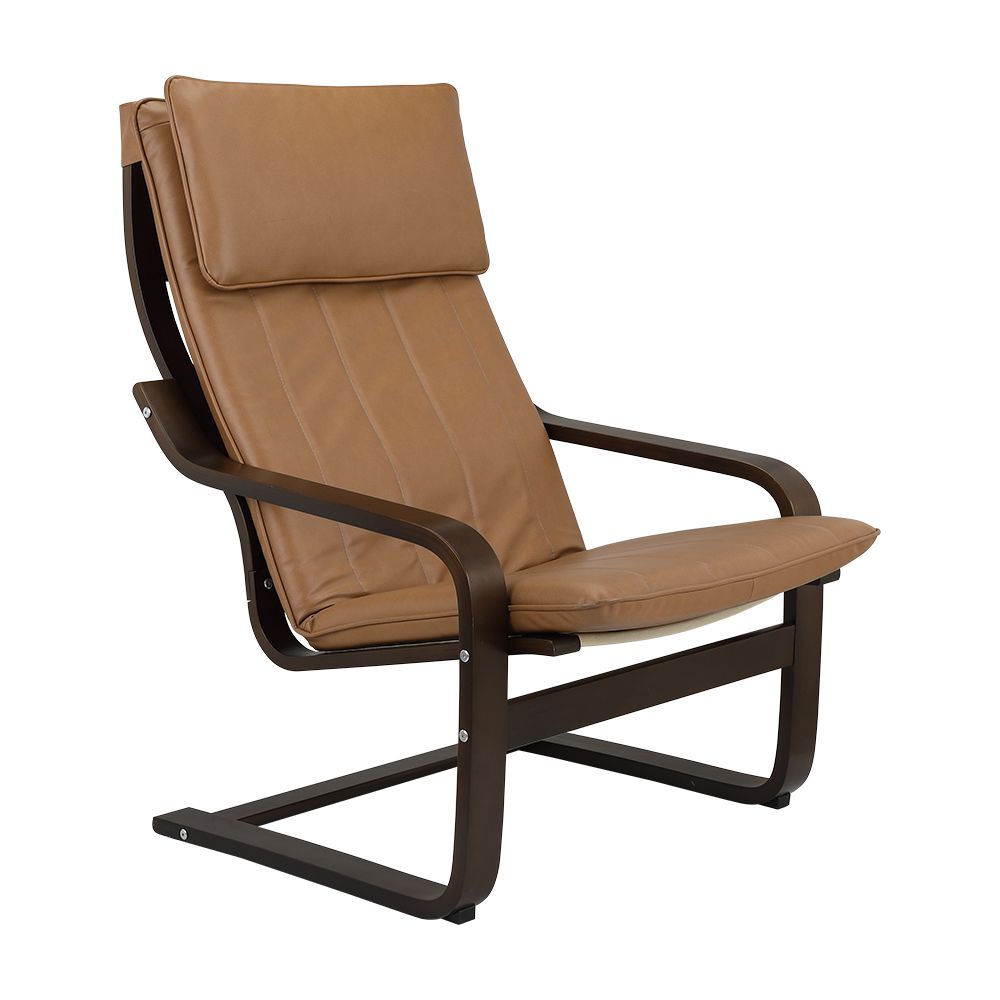 INDEX LIVING MALL เก้าอี้พักผ่อน Stripe รุ่นริโปโซ่ - สีกาแฟ/น้ำตาลอ่อน