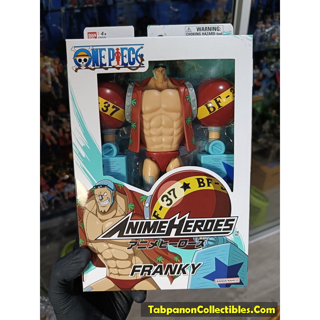 [2023.09] Bandai Anime Heroes One Piece Franky 6-inch Action Figure
