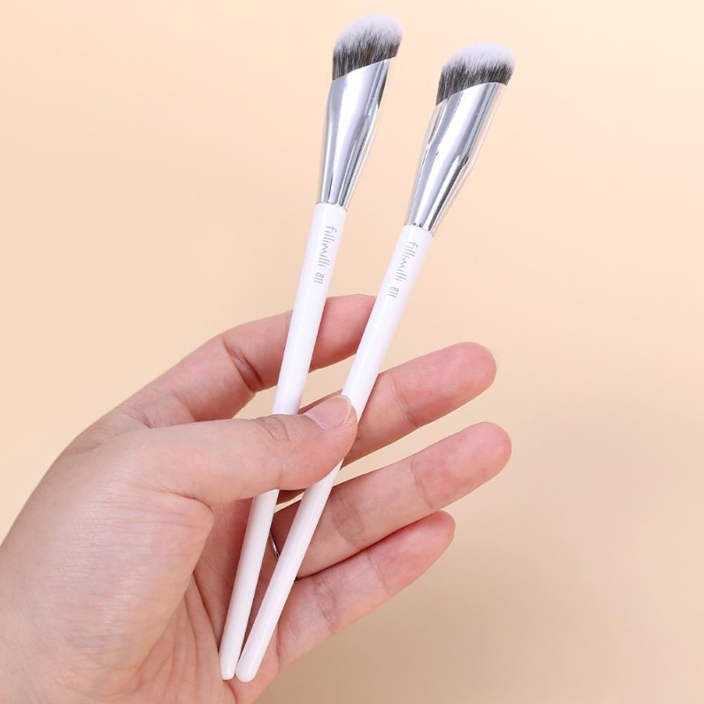 แปรงแต่งหน้า แปรงคอนซีลเลอร์ แปรงนุ่ม แบบพกพา X8N1