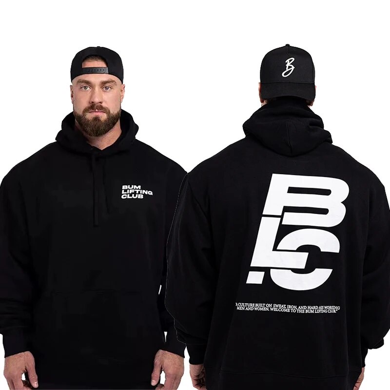 Cbum ผ้าฝ้าย Mens Gym Fitness Hoodie ฤดูใบไม้ร่วงแขนยาว Hooded Pullover พิมพ์เสื้อกันหนาวขนาดใหญ่ฤดูหนาวเสื้อผ้า