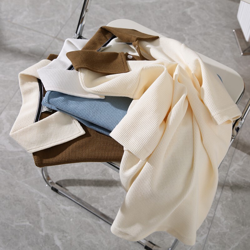 เสื้อโปโล แขนสั้น คอปก แฟชั่นสไตล์เกาหลี สําหรับผู้ชาย