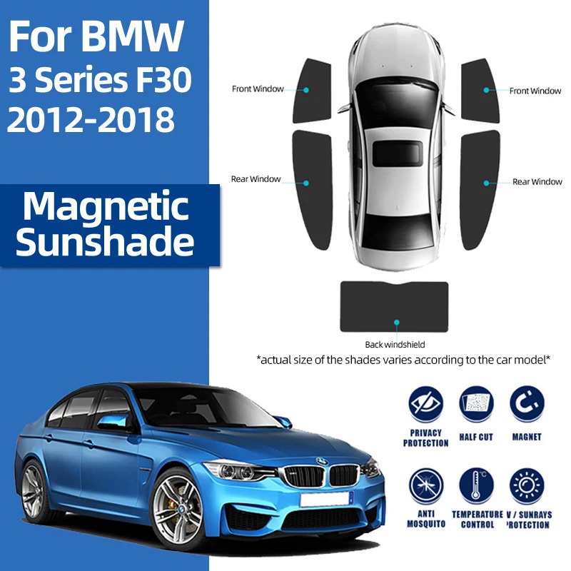 ม่านบังแดด ด้านหน้า และด้านหลัง สําหรับ BMW 3 Series F30 F80 2011-2019 F 30
