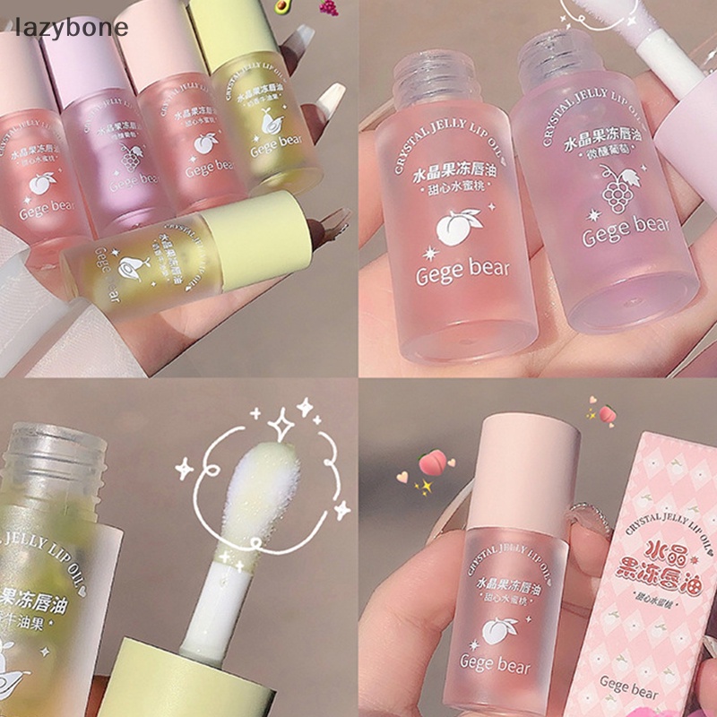 {LZ} ลิปออยล์คริสตัลเจลลี่ 4 กรัม สําหรับลิปกลอส {lazybone}