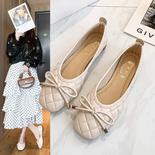 <48 ชั่วโมง การจัดส่ง> จัดส่งที่รวดเร็ว shopee รองเท้าแฟชั่นเกาหลี เรียบง่าย หรูหรา เรียบลื่น น้ําหนักเบา รองเท้าผู้หญิง