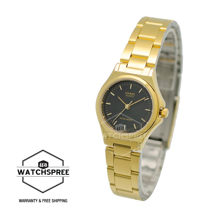 Casio Women's Gold Stainless Steel Strap Watch LTP1130N-1A
