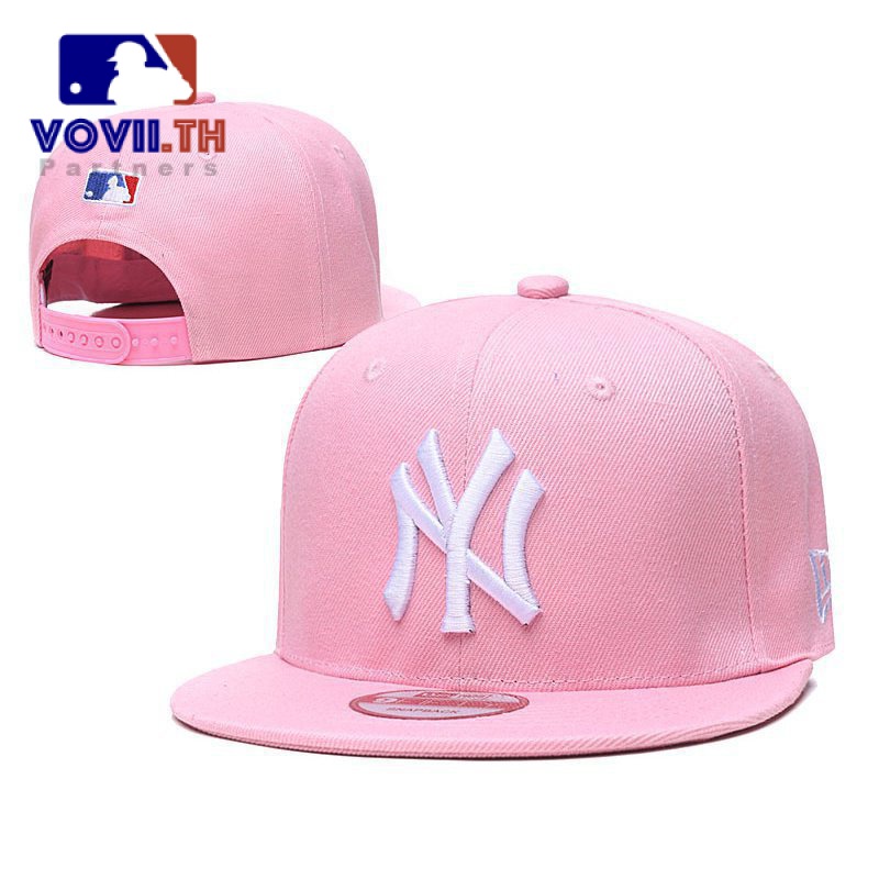 【vovii.th】ใหม่ หมวกเบสบอล ผ้าฝ้ายแท้ ปักลาย NY la กันแดด ปรับได้ 2024 MLB Unisex-7 IK rnwf ERDU 5AAV