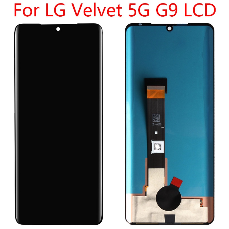 อะไหล่หน้าจอสัมผัส LCD AMOLED สําหรับ LG Velvet 5G G900 LM-G900N LG G9