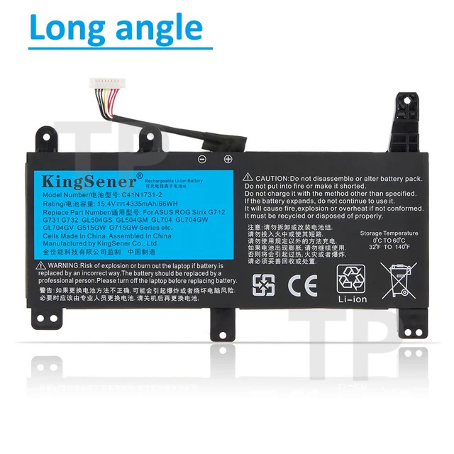 TP KingSener C41N1731 Laptop Battery For ASUS ROG Strix Scar/HERO II G712 G732 G731 GL504GW GL504GS 