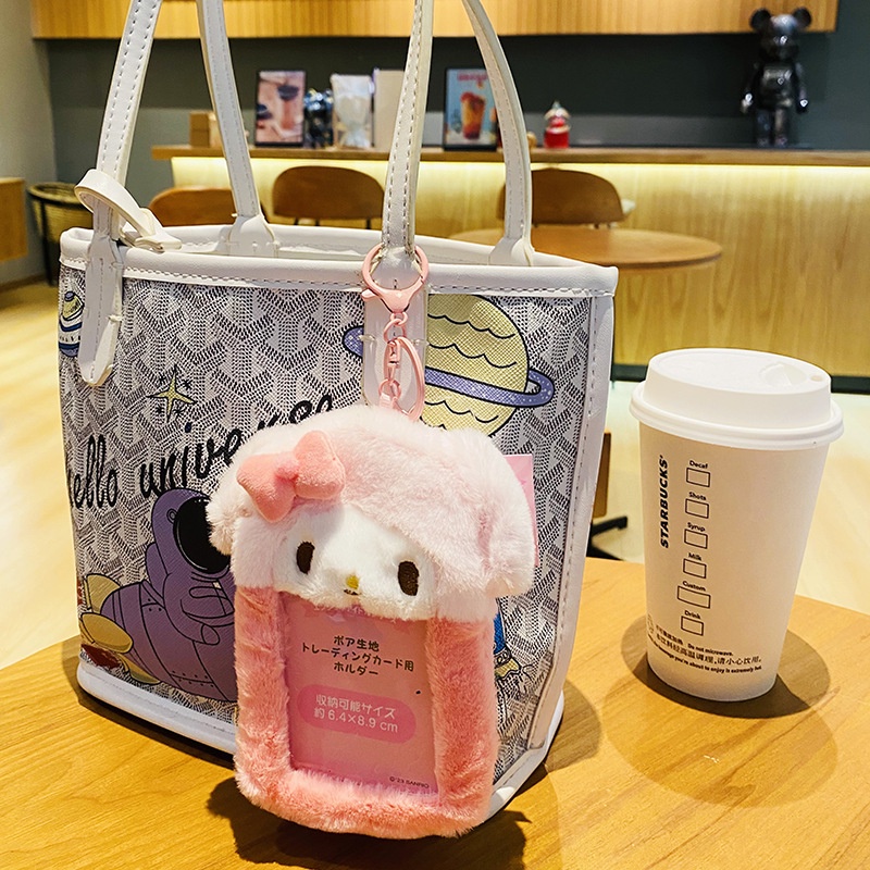 พวงกุญแจ จี้ตุ๊กตาการ์ตูนอนิเมะ Cinnmoroll Kitty Sanrio Kuromi My Melody น่ารัก สําหรับนักเรียน