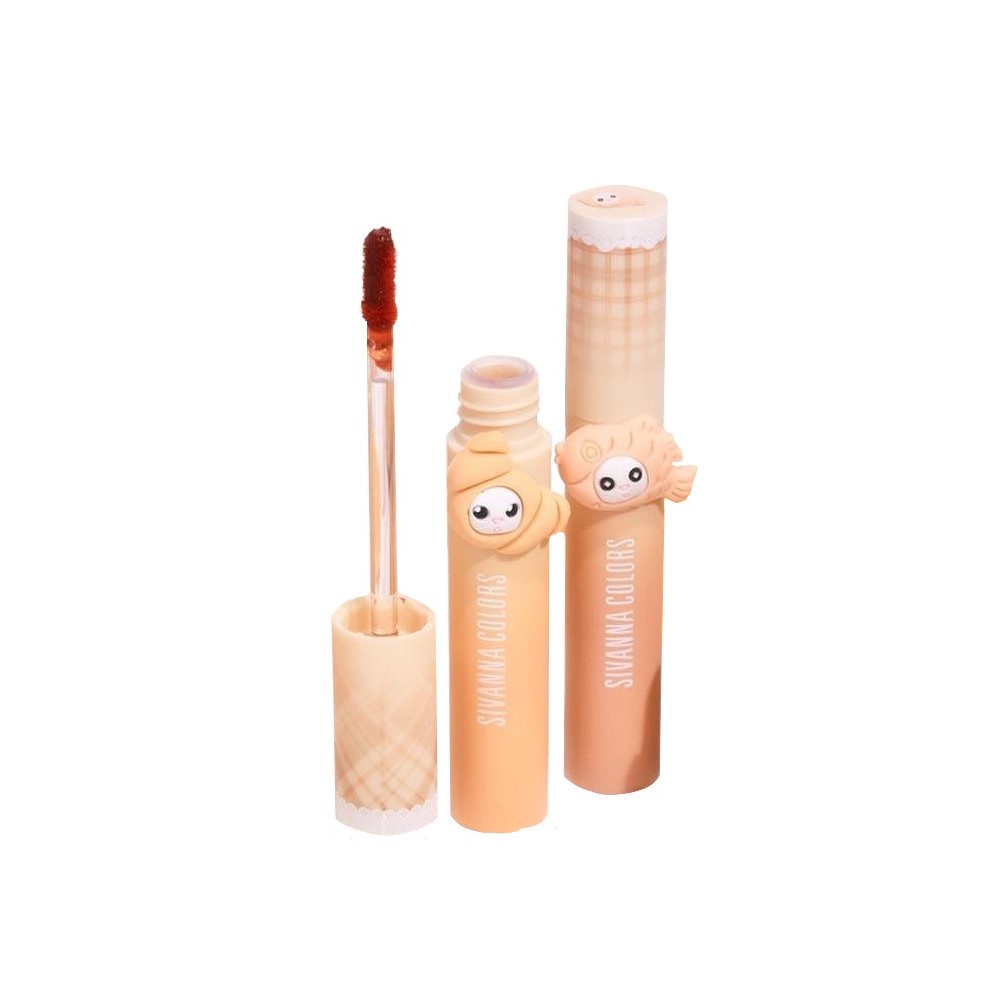 ของแท้·ส่งด่วน·ถูก Sivanna Bread Story Funny Cute Lip Glaze #HF958 : ซิเวนน่า เบรค สตอรี ฟันนี ลิป ลิปเกรซฉ่ำ dayse