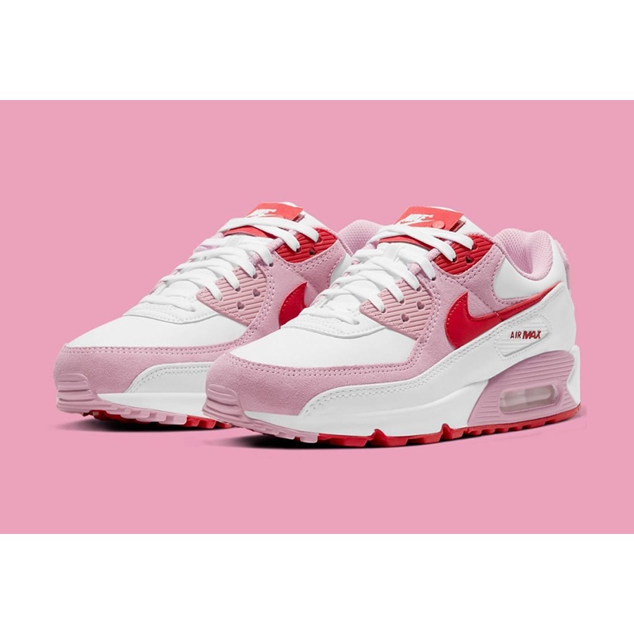 Nike air max 90 "valentine &amp; # x27 ; s day" รองเท้าวิ่ง สําหรับผู้ชายและผู้หญิง