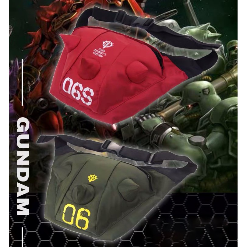 ZAKU II MS06 ZAKU CHARS BAG กระเป๋าสะพายไหล่ด้านข้าง