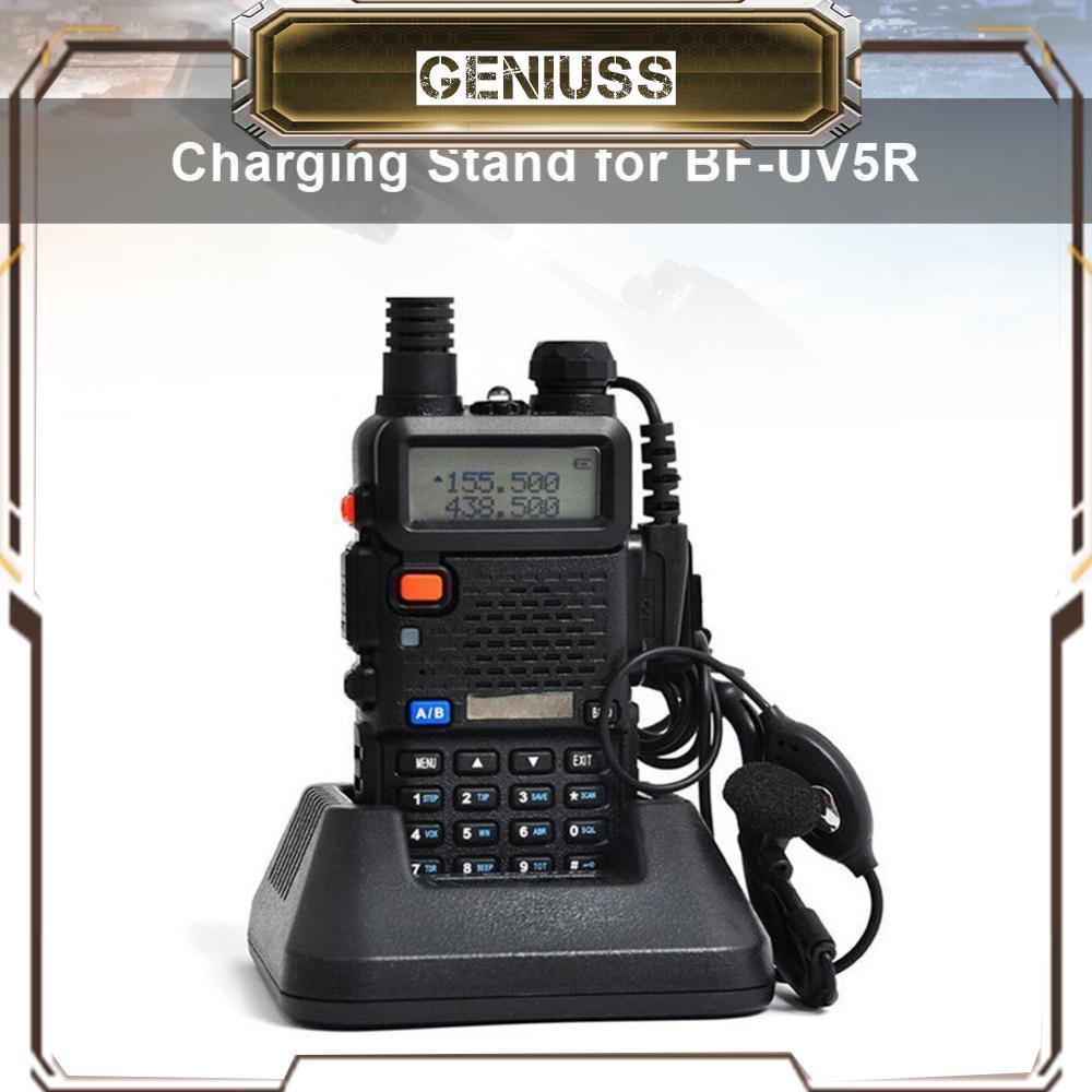 [geniuss.th] แท่นชาร์จแบตเตอรี่ Li-ion สําหรับวิทยุสื่อสาร BF-UV5R