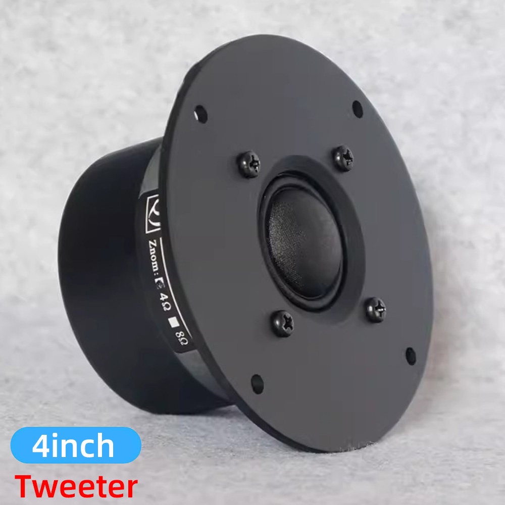 ลําโพงทวีตเตอร์โดม 4 โอห์ม 8 โอห์ม 25W 4 นิ้ว ความถี่สูง HIFI 25 แกน DIY สําหรับโฮมเธียเตอร์ 1 ชิ้น