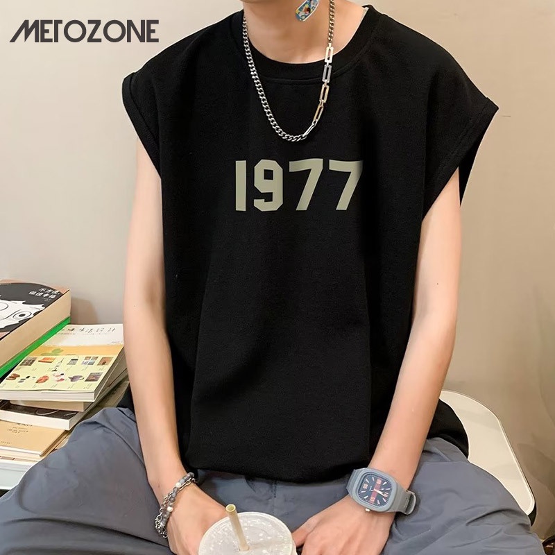 Metozone เสื้อกั๊กแขนกุด สไตล์สปอร์ต สําหรับผู้ชาย