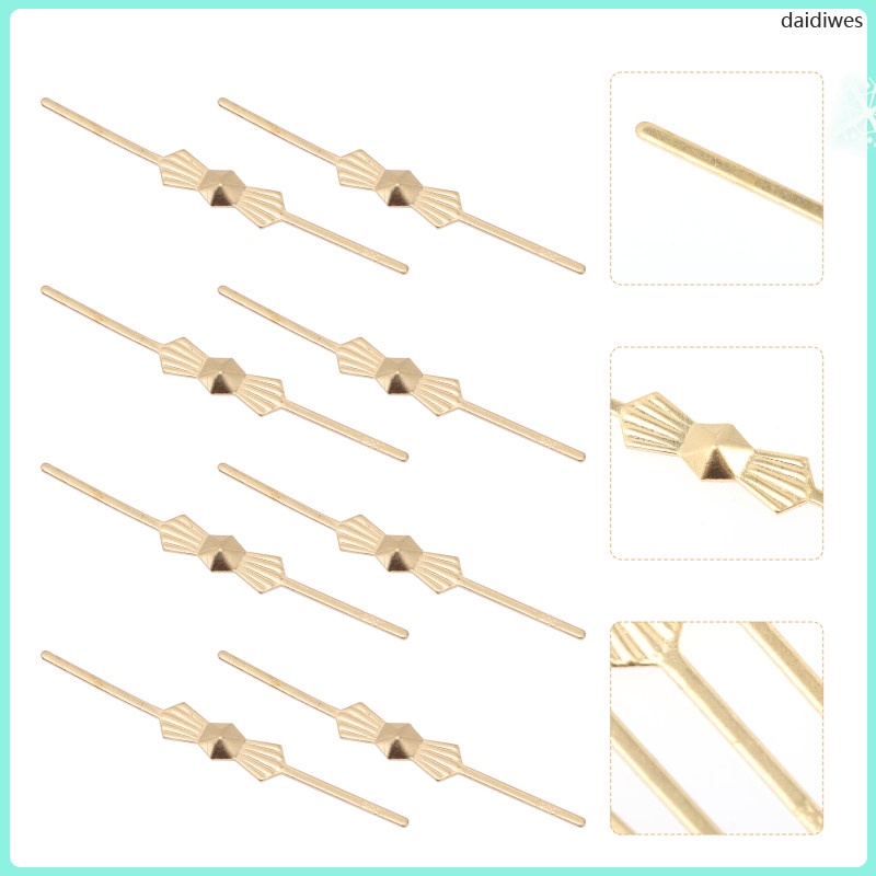 💍 อะไหล่โคมระย้า 200 ชิ้น ตัวเชื่อมทองเหลืองรูปแปดเหลี่ยมสำหรับตกแต่งบ้าน - รูปที่ 4