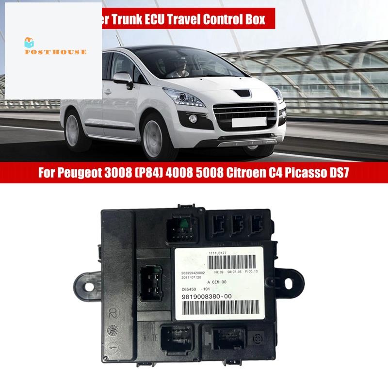 [posthouse]9819008380 ฝาครอบกล่องควบคุม ECU ด้านหลังรถยนต์ สําหรับ Peugeot 3008 (P84) 4008 5008 Citroen C4 Picasso DS7