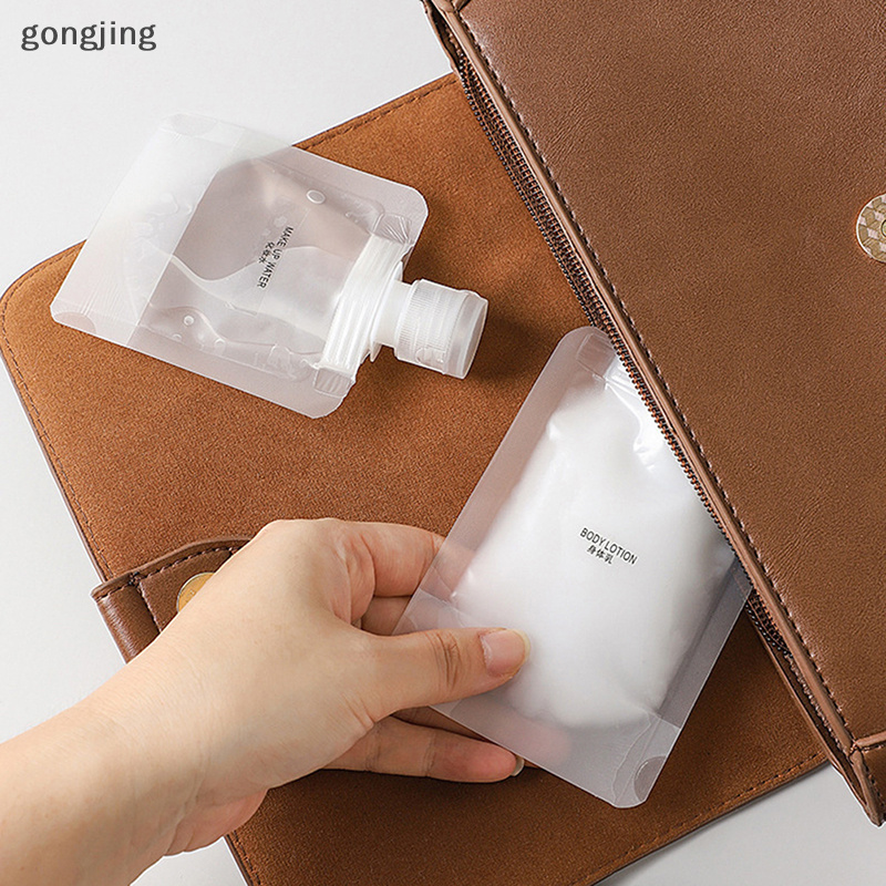 Gong กระเป๋าเดินทาง เครื่องสําอาง โลชั่น เจลอาบน้ํา แชมพู แบบพกพา ขนาดเล็ก ทําความสะอาดผิวหน้า แบบใช้แล้วทิ้ง