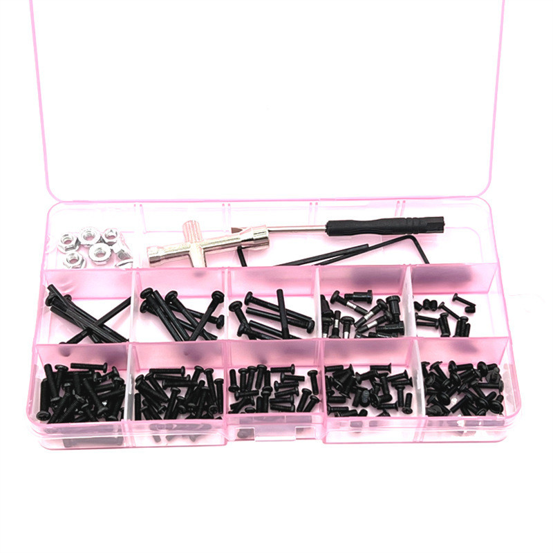 กล่องเครื่องมือสกรู ดัดแปลง สําหรับอัพเกรด WLtoys 1/10 104016 104018 104009 อะไหล่รถบังคับ