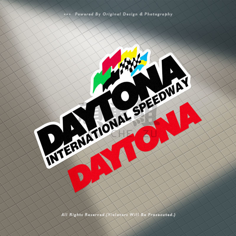 Daytona Motorcycle Culture Decorative Stickers Fuel Tank Stickers Shell Waterproof Reflective Stickers