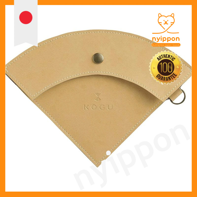 KOGU Coffee Filter Case [Made in Japan] Synthetic Leather Compatible with Cone and Drip Shapes For 1