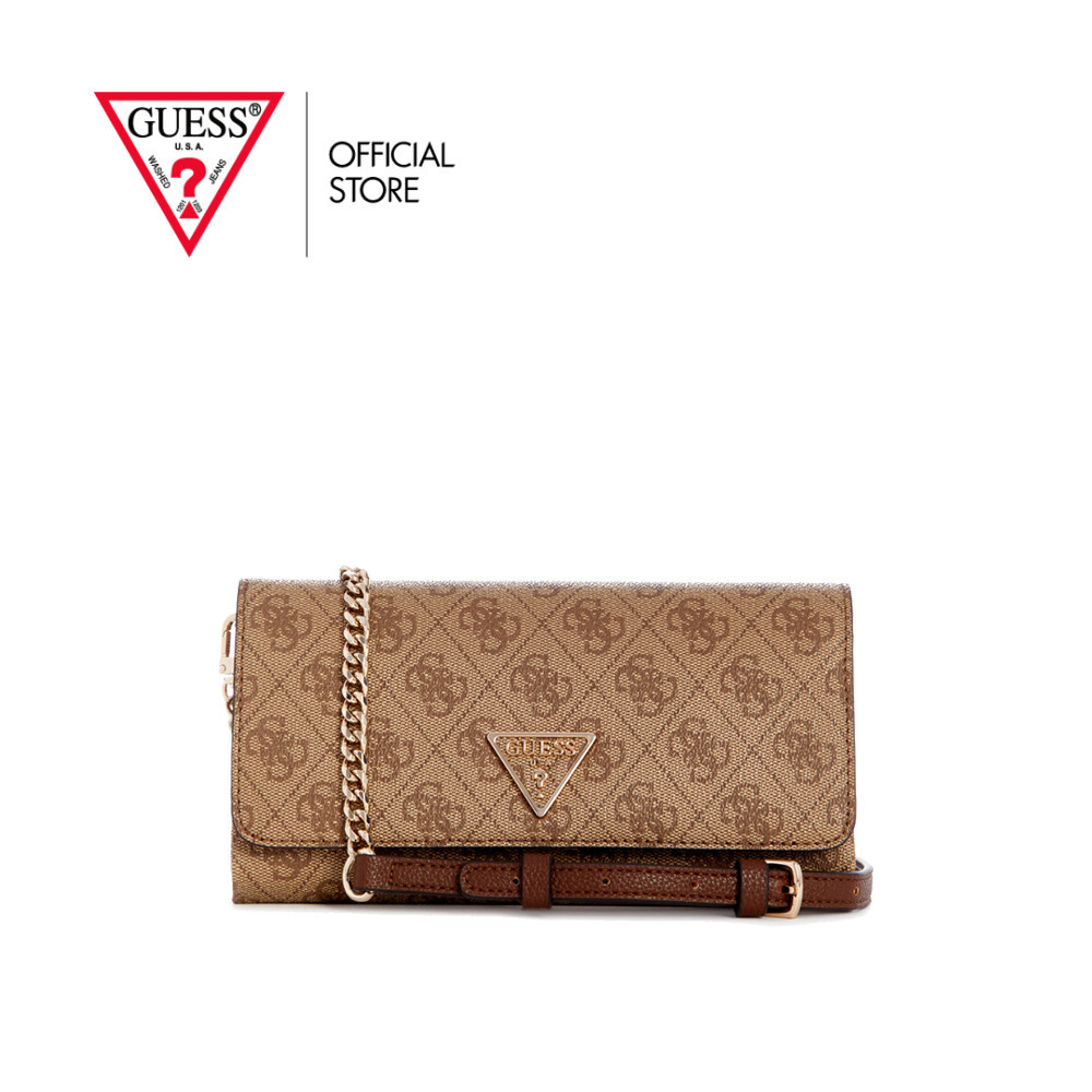 GUESS กระเป๋า รุ่น BG787975 NOELLE XBODY FLAP ORGANIZER สีน้ำตาล