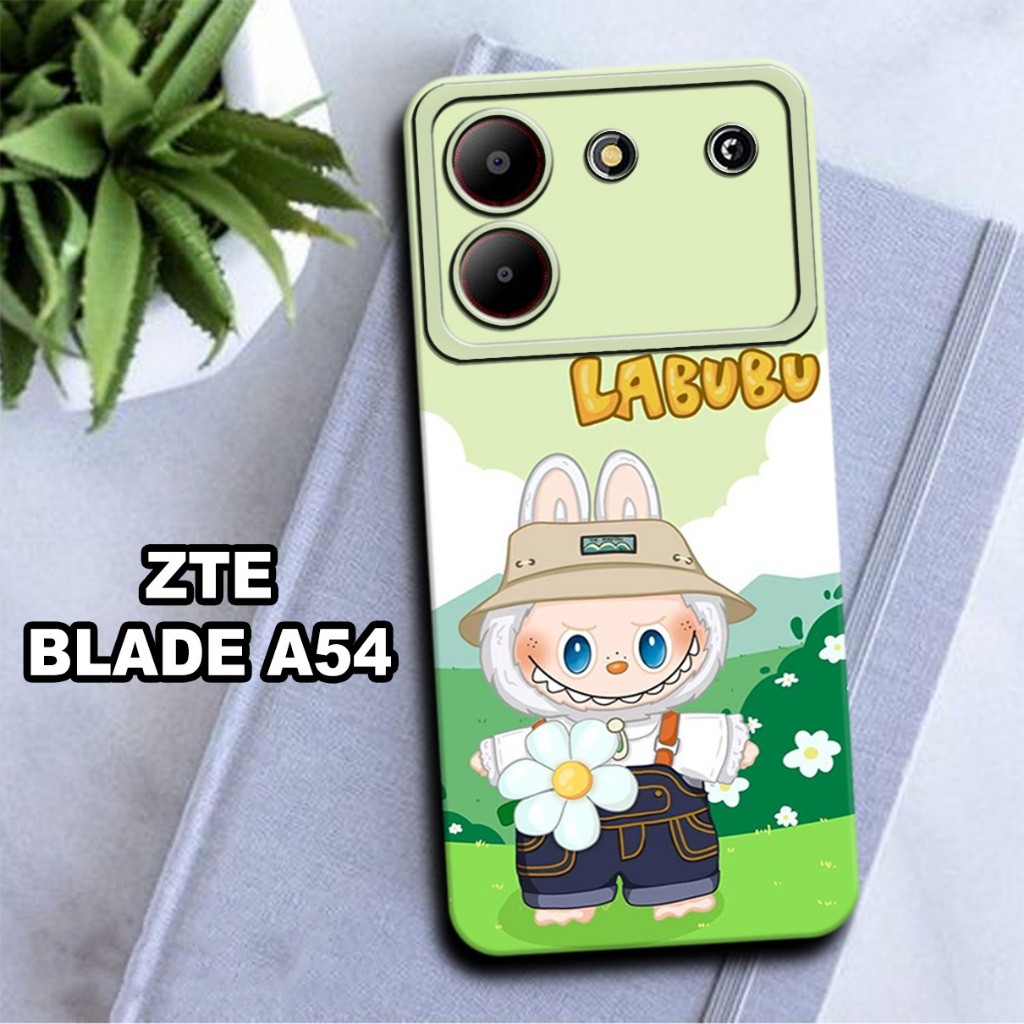 41/ ยืดหยุ่นยาง softcase สําหรับ ZTE Blade A54/Girls Motif/Zte Blade A54 ปลอก/Zte Blade A54/Zte Blad