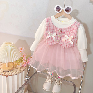 เด็กสาวหวานผ้ากอซชุดฤดูใบไม้ผลิสไตล์ใหม่สาวน้อยแฟชั่นแฟชั่นแ…