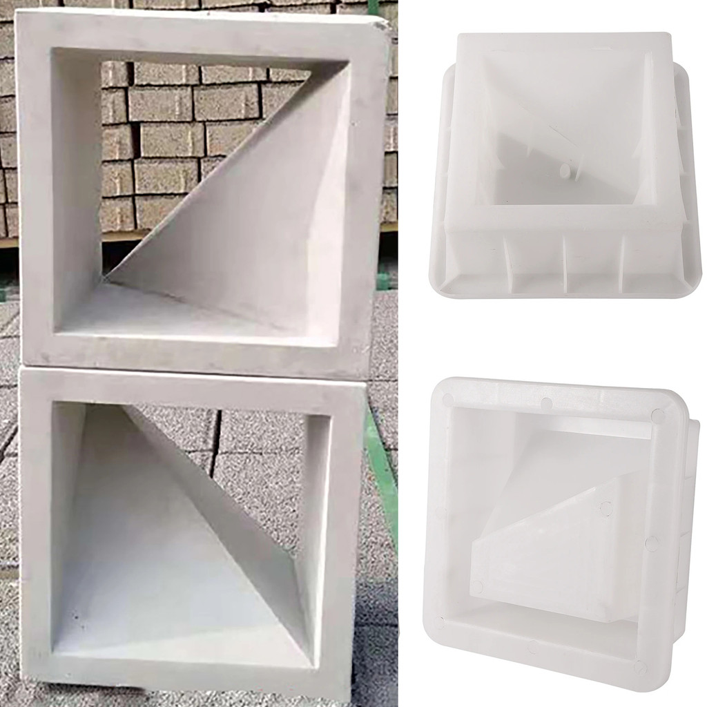 LOCAL Radiantsync Hollow Brick Mold,พลาสติกสแควร์ซีเมนต์อิฐโบราณแม่พิมพ์,อาคารสวน