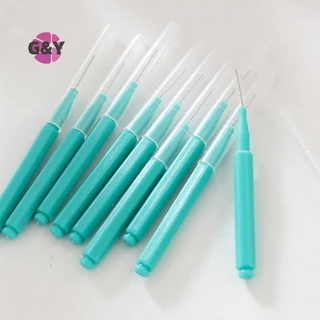 G&y 10 ชิ้นแปรงซอกฟัน Denta Floss ทําความสะอาดทันตกรรมแปรงจัดฟันทันตกรรมฟันแปรง COD