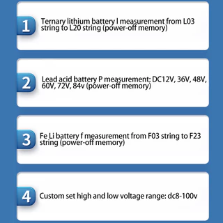 Pcbfun 6133A เครื่องวัดความจุแบตเตอรี่แบบดิจิตอล DC 8-80V พร้อมจอ LCD