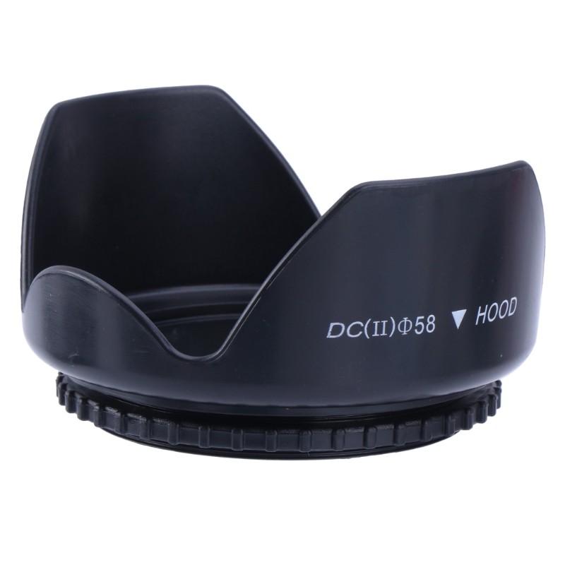 BON 58 มม.รูปดอกไม้เลนส์สําหรับ 1100D 650D 550D 600D 500D 450D 18-55 มม.