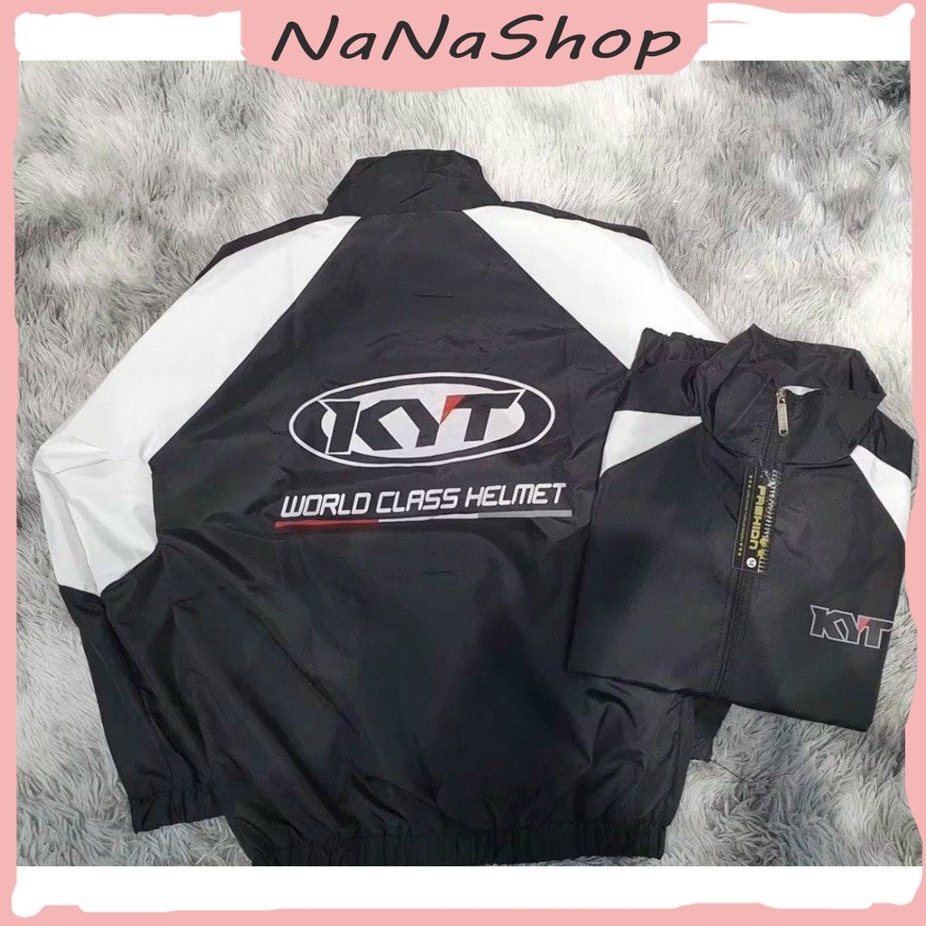 Kyt เสื ้ อแจ ็ คเก ็ ตผ ้ าร ่ มชูชีพคอหลวม 2 ชั ้ นพร ้ อมรูปแบบกว ้ างสําหรับผู ้ หญิงและฟอร ์ มก